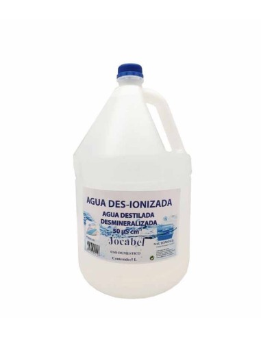 Agua destilada desmineralizada 5L