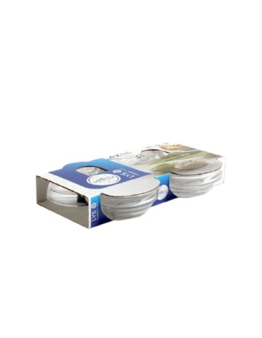 Set de 4 bols apilables 70cl 7,5x3cm "LYS" (24uds)