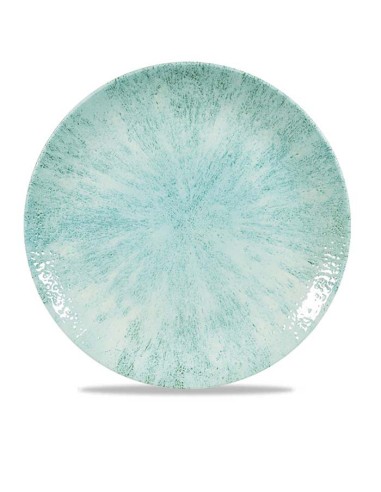 Plato coupé 28,8cm "VINTAGE PRINTS AQUAMARINE" (12uds)