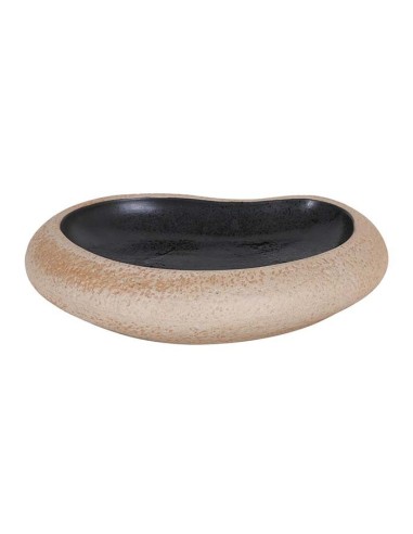 Plato oval stoneware 27x21x6,5cm "SUCRO" (12uds)