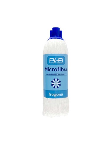 Fregona hilo microfibra larga blanca 160gr