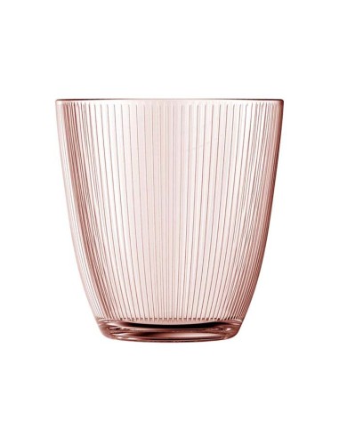 Vaso rosa alto 31cl Stripy (6Uds)