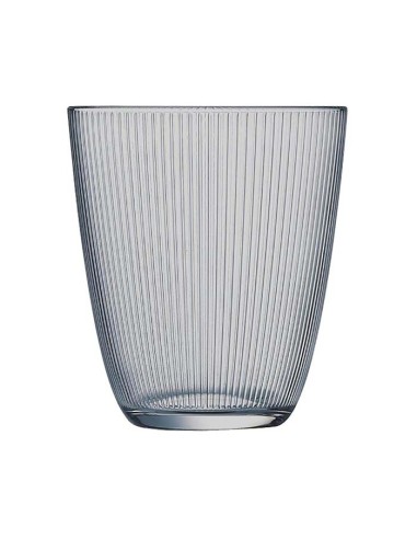 Vaso gris alto Stripy 31cl (6Uds)