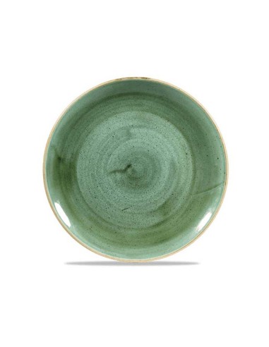 Plato Postre coupe Ø21,7cm verde “STONECAST” (12Uds)