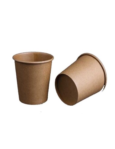 Vaso de cartón kraft 200ml (3000Uds)