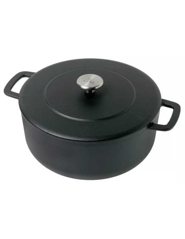 Cocotte hierro fundido negro