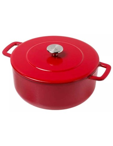 Cocotte hierro fundido rojo