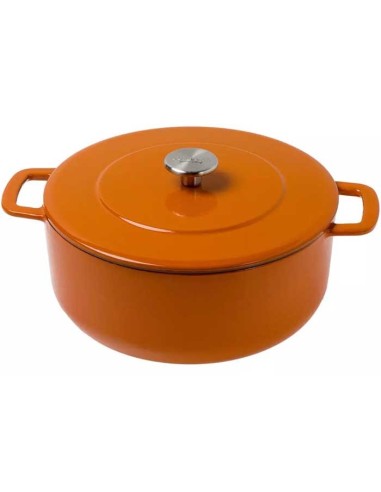 Cocotte hierro fundido naranja