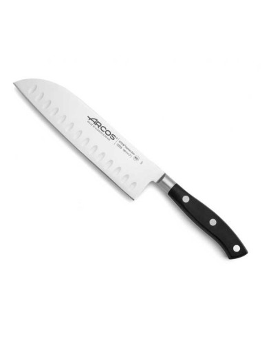 Cuchillo Riviera Santoku negro 18cm