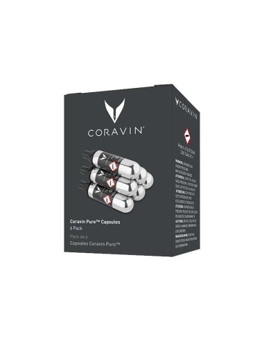 Cápsulas Gas CORAVIN de EUROSELECCIO (6Uds)