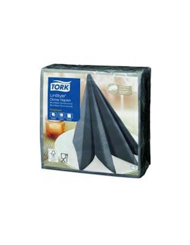 Servilleta Dinner Tork Linestyle Antracita 39x39 de Essity (600Uds)