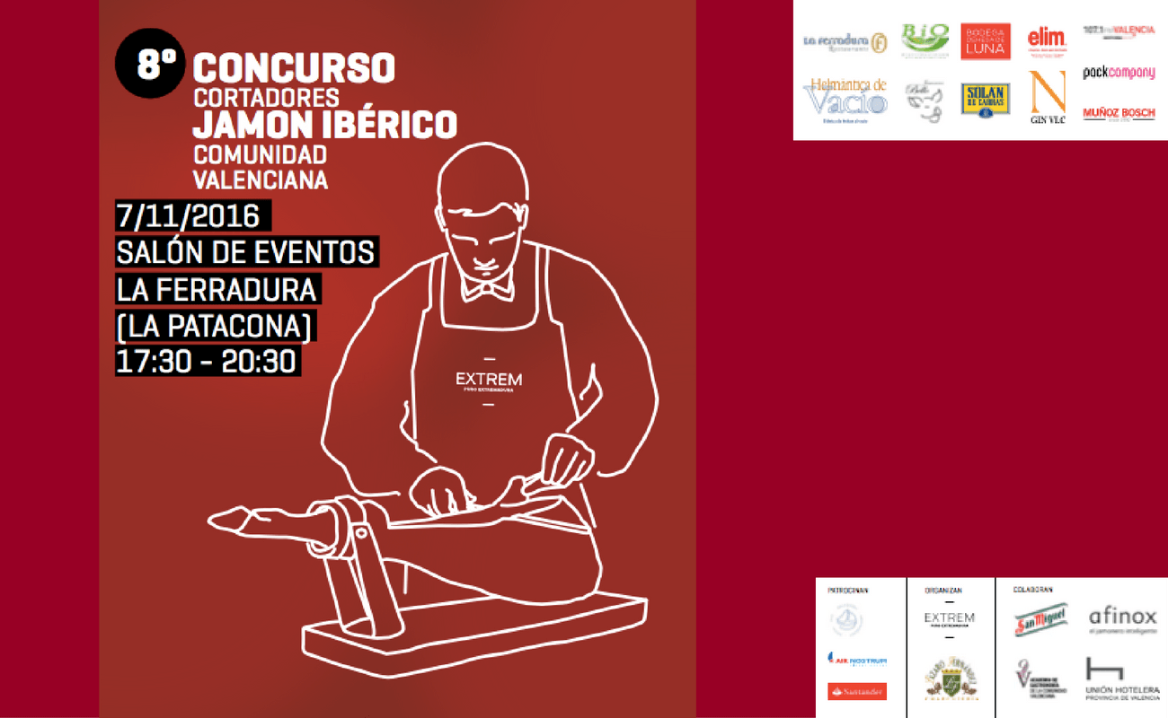 Muñoz Bosch en el VIII Concurso de Cortadores de Jamón de la CV 2016